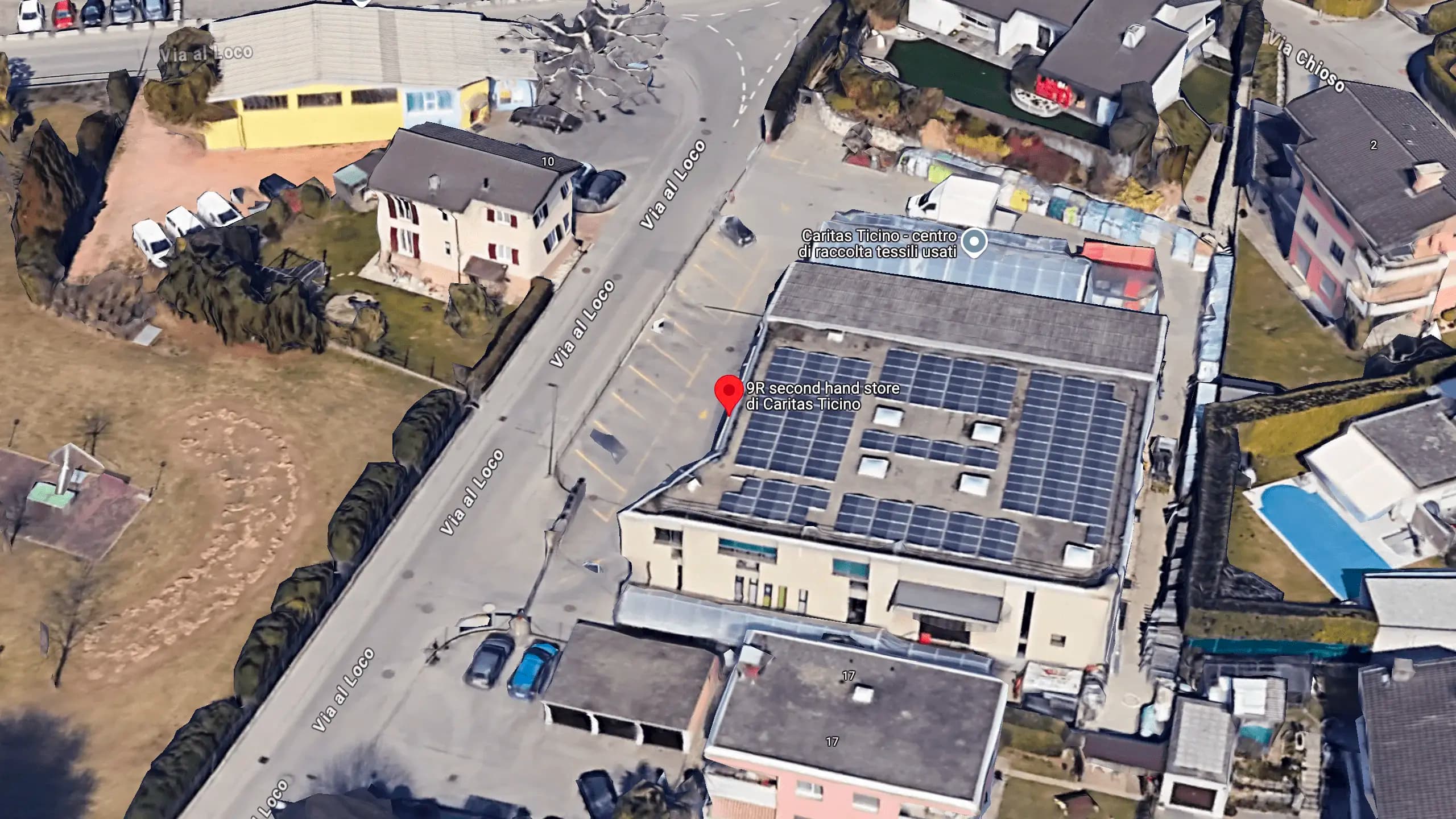 Negozio 9R Cadempino - Mappa